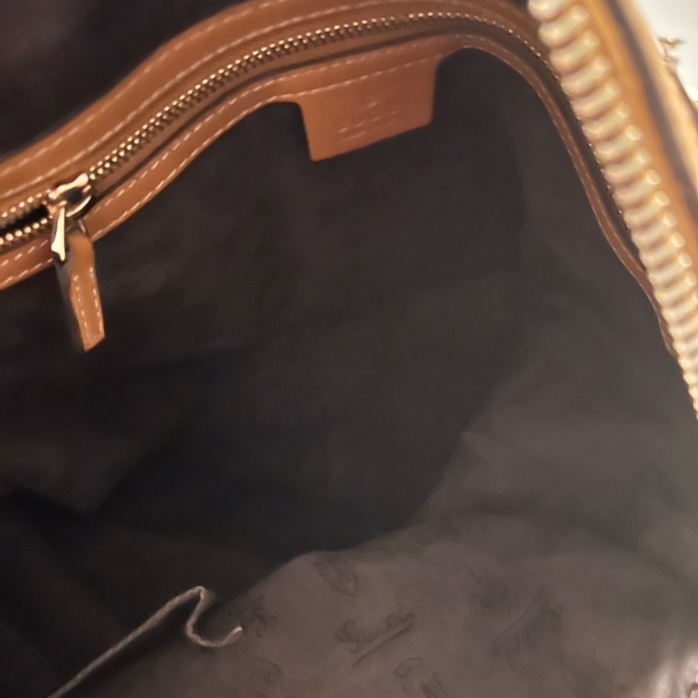 Gucci Satchel Cognac Leather Shoulder Bag - Picture 3 of 7